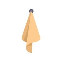 Tissue icon flat vector. Towel napkin vector