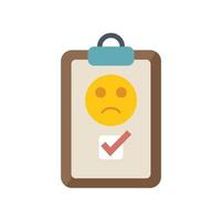 Approved dislike icon flat vector. Social media vector