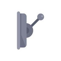 Wire breaker icon flat vector. Fuse panel vector