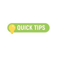 Business tip icon flat vector. Advice idea vector