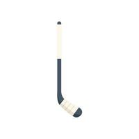 Hockey stick icon flat vector. Active sport vector