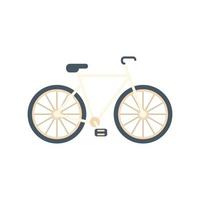 vector plano de icono de bicicleta deportiva. atleta de personas