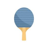 Ping pong pallet icon flat vector. Sport exercise vector