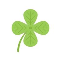 Clover design icon flat vector. Irish luck vector