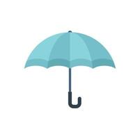 vector plano de icono de protección de paraguas. servicio de agente