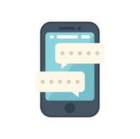 Smartphone problem solving icon flat vector. Creative business vector