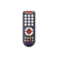 Air conditioner remote control icon flat vector. Business center vector