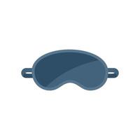 Sleeping mask icon flat vector. Healthy lifestyle vector