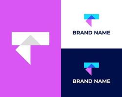 T and M Letter logo design vector element