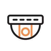 camera icon two tone style vector