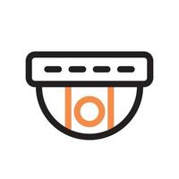 camera icon two tone style vector