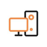 Computer Equipment Icon Two Tone vector