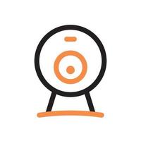 camera icon two tone style vector