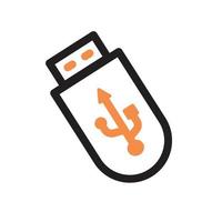 Flash Drive Icon vector