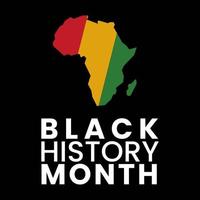 Black History month february 2023 modern creative banner, sign, design concept, social media post, template with green red and yellow african background.