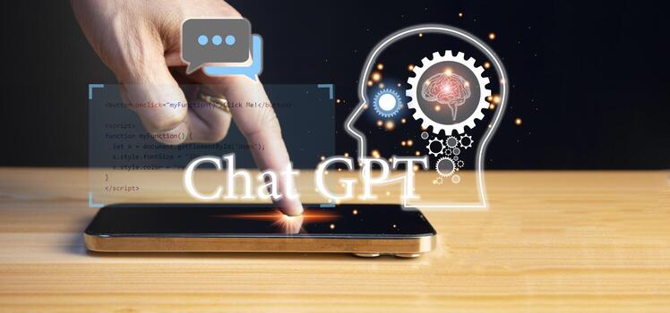 Conceptually, ChatGPT is an AI chatbot or artificial intelligence that can communicate through messages with humans naturally. photo