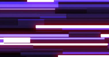 Abstract glowing purple futuristic energy lines and stripes magical hi-tech flying horizontally. Abstract background photo