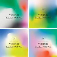 Multicolor blur background, abstract gradient vector illustration.