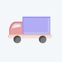 Icon Delivery. related to Online Store symbol. flat style. simple illustration. shop vector