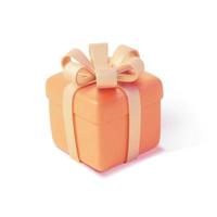 Realistic Detailed 3d Gift Box. Vector