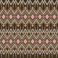 clásico africano ikat paisley bordado y mezcla de bordado de punto tailandés. patrón sin costura oriental étnico geométrico tradicional, foto