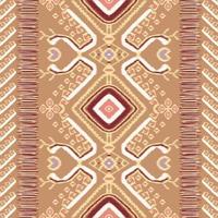 Classic African Ikat paisley embroidery and mix Thai knitted embroidery.geometric ethnic oriental seamless pattern traditional , photo