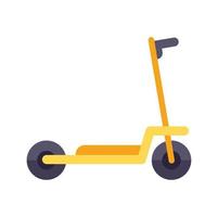 Ebike scooter icon flat vector. Kick bike vector