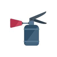 Car spray pot icon flat vector. Repair auto vector