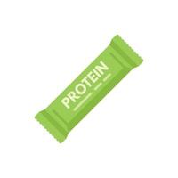 Gym food bar icon flat vector. Vitamin jar vector