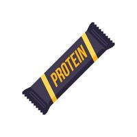 Protein energy icon flat vector. Sport nutrition vector