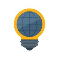 International idea icon flat vector. Business solution vector