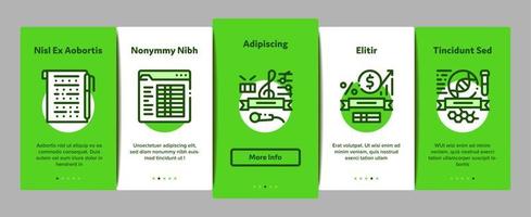 Academy Educational Onboarding Elements Icons Set Vector