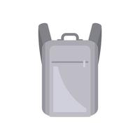 vector plano de icono de mochila portátil. bolsa de caso