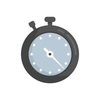 detener el icono del reloj vector plano. reloj temporizador