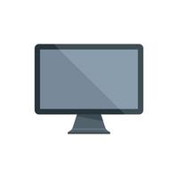 Modern display icon flat vector. Computer screen vector