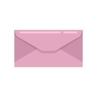 Pictogram envelope icon flat vector. Mail letter vector