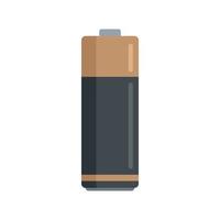 Low battery icon flat vector. Energy phone vector