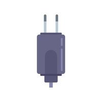 Smartphone charger icon flat vector. Battery charge vector