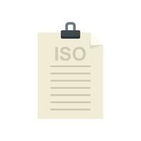 Law standard icon flat vector. Policy compliance vector