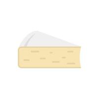 Cheese soft icon, flat style vector