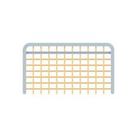 Hurling gate icon, flat style vector