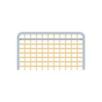 Hurling gate icon, flat style vector