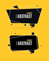 Banners Geometry Abstract Advertising Design Set. Vector