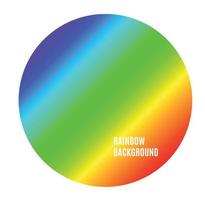 Bright Color Rainbow Background Circle Abstract Multicolor Gradient Circle Shape. Vector