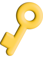 3d icon key png