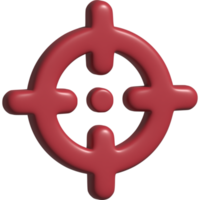 3d icon target png