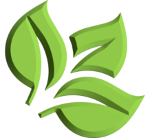 leaf icon 3d png