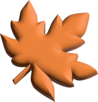leaf icon 3d png