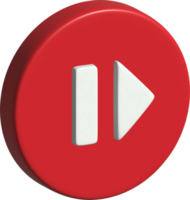 3d icon of next button png