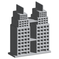 3d icon building city png